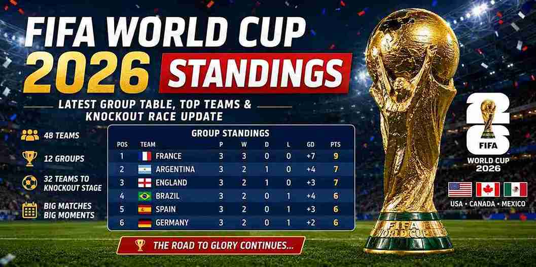 FIFA World Cup 2026 Standings
