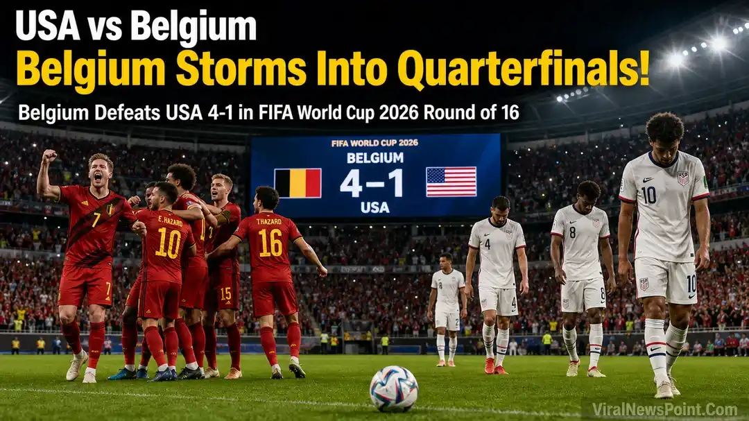 FIFA World Cup - USA vs Belgium