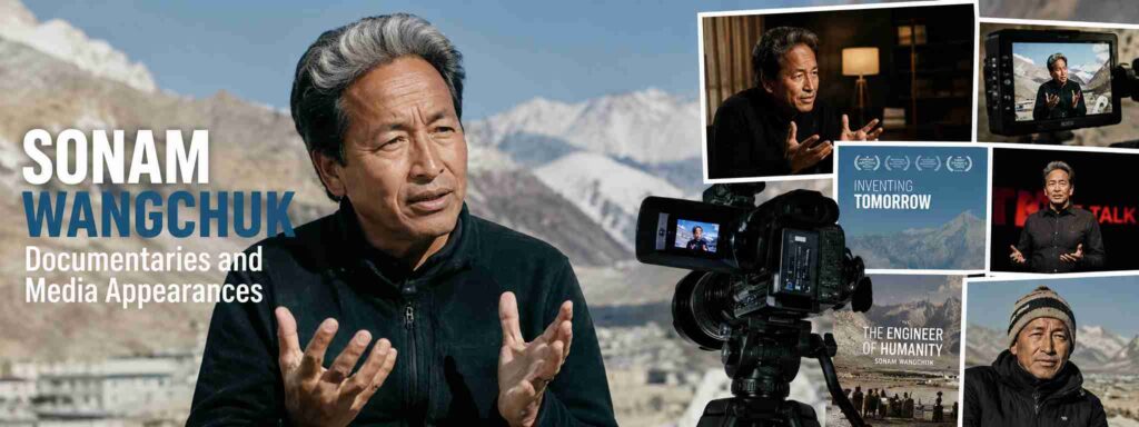 Sonam Wangchuk Documentaries and Media Appearances
