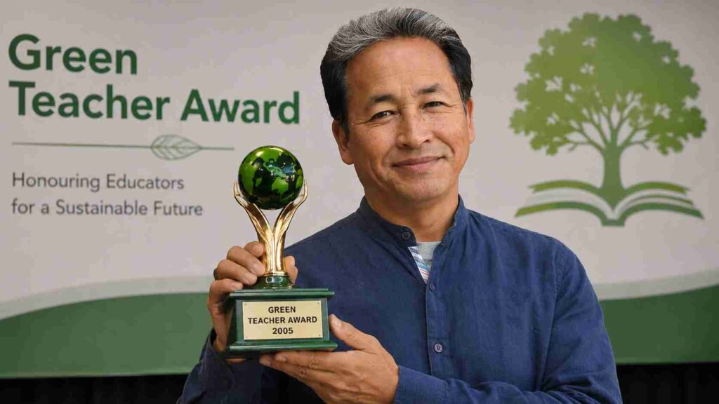 Green Teacher Award to Sonam Wangchuk
