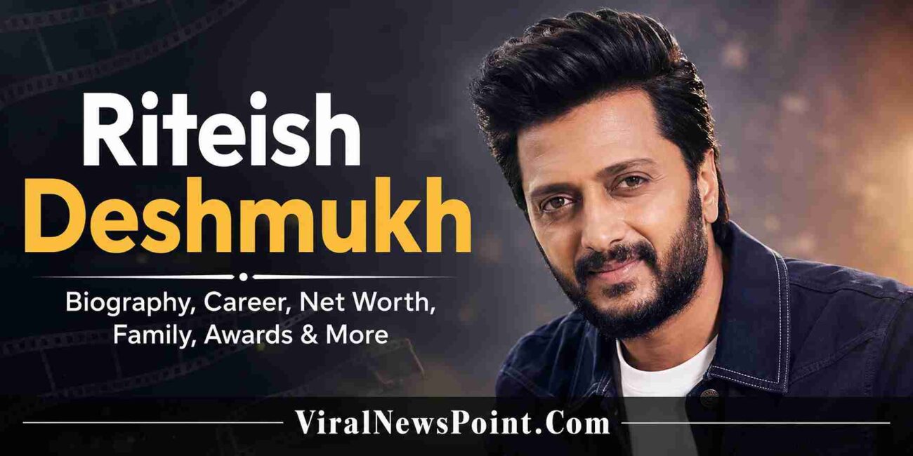 Riteish Deshmukh Biography