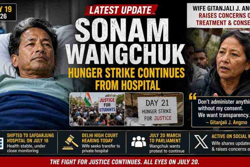 Sonam Wangchuk News: Latest Updates Today 2026