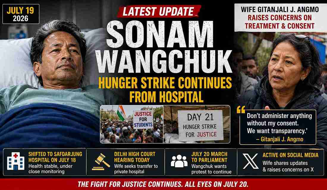 Sonam Wangchuk Latest Update