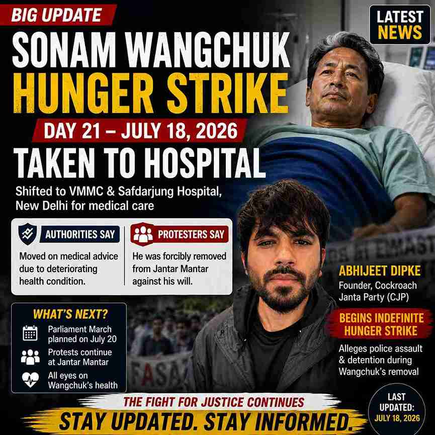 Sonam Wangchuk News: Latest